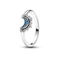 Anello Luna Pietre Blu