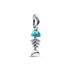 Charm Pendente Lisca di Pesce Turchese