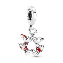 Disney, Charm Pendente Mickey Mouse & Minnie, il Bacio