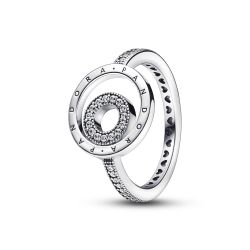 Anello con Doppi Cerchi Pandora Signature