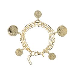 Bracciale Moneta Etrusca WSET00585.YG