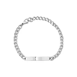 Bracciale Uomo Breil Gritty Acciaio Argento – TJ4140