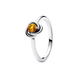 Anello Cerchio Eterno Giallo Novembre