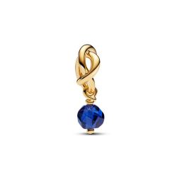 Charm Pendente Cerchio Eterno Blu Settembre