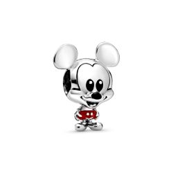 Disney, Charm Mickey Mouse con Pantaloni Rossi