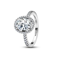 Anello Punto Luce Pietra Ovale