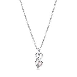 Collana Nodo Infinito con Perla Artificiale