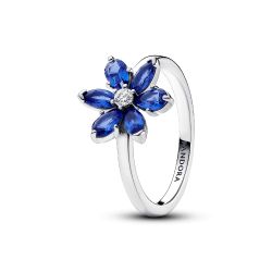 Anello Herbarium Fiore Blu