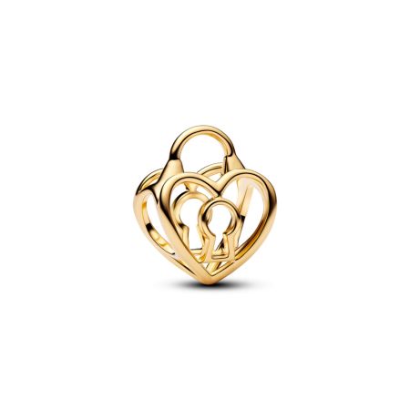 Charm Openwork Lucchetto Cuore