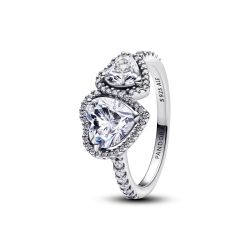 Anello Doppi Cuori Luminosi