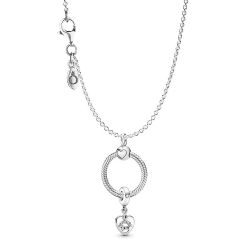 Idea Regalo Set Collana con Pendente Pandora O Piccolo Cuore Amiche Per Sempre