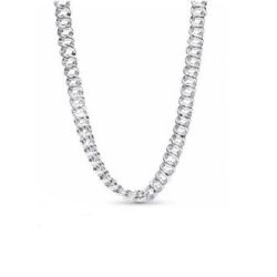 Collana Catena Maglia Cubana Pavé