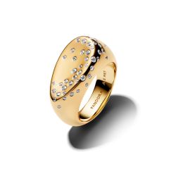 Anello Sigillo Grande con Pietre Luminose Pandora Essence