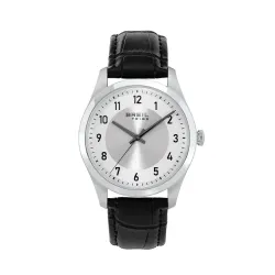 Orologio Tribe by Breil Refine Uomo Pelle Nera Solo Tempo – EW0792