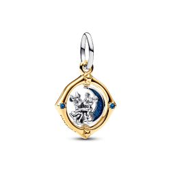 Charm Pendente Disney, Mickey Mouse e Minnie sulla Luna