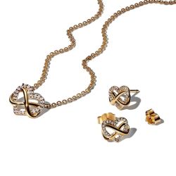 Idea Regalo Set Amore Infinito Gold