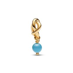 Charm Pendente Cerchio Eterno Turchese Dicembre