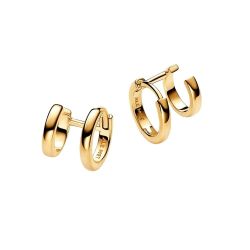 Orecchini Doppi Cerchi Huggie Pandora Essence