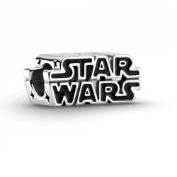 Star Wars, Charm in Argento con Logo in 3D