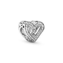 Charm con Cuore Scintillante