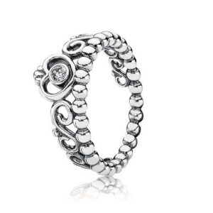 Charm Fiore Decorato Openwork » Anello Corona Tiara Principessa