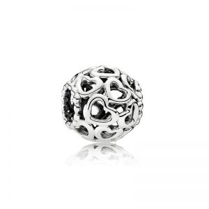 Charm Fiore Decorato Openwork » Charm Trionfo di Cuori