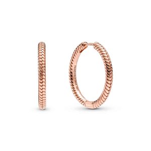 Bracciale Pandora Signature con Maglia Snake e Barretta a T »
