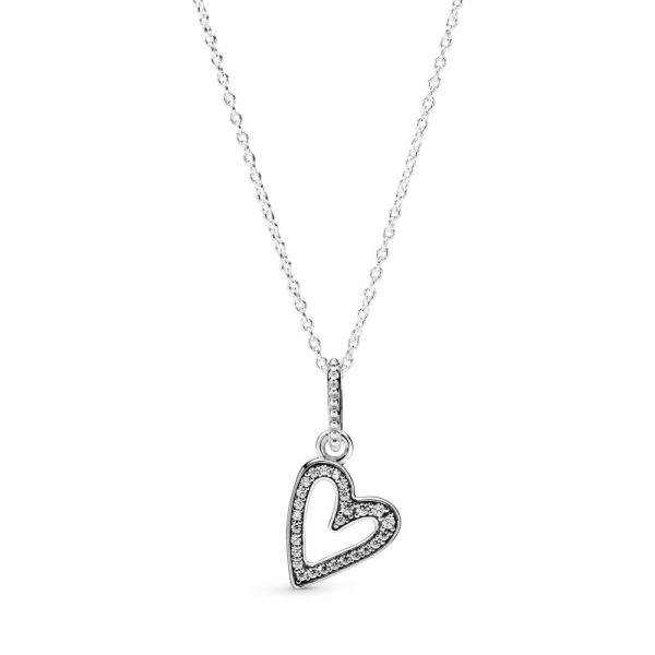 Collana con Pendente Cuore Scintillante »