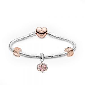 Doppio Link Pietre Luminose Pandora ME »