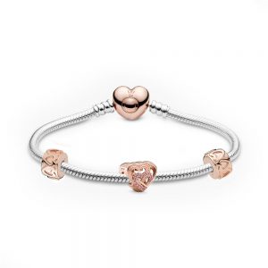 Doppio Link Pietre Luminose Pandora ME »