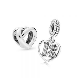 Charm Acchiappasogni con Piume e Cuore Openwork »