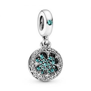 Charm Acchiappasogni con Piume e Cuore Openwork »