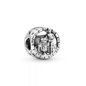 Star Wars, Charm in Argento con Logo in 3D »