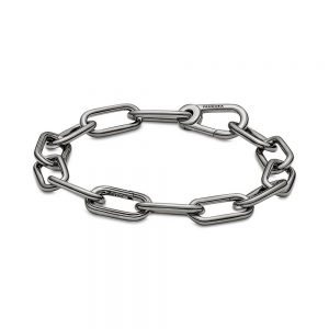 Bracciale Pandora Signature con Maglia Snake e Barretta a T »