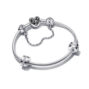 Idea Regalo Set Bracciale Cuore Infinito Ti Amo Mamma »