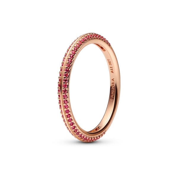 189679C02 Anello Pietre Luminose Rosse Pandora ME »