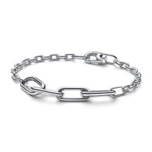 Bracciale Pandora Signature con Maglia Snake e Barretta a T »