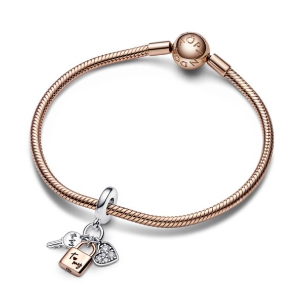 Charm Pendente Lucchetto e Cuore »