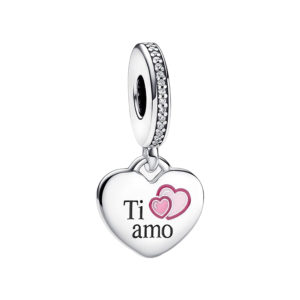 Charm Pendente Infinito Rosa » Charm Pendente Ti Amo