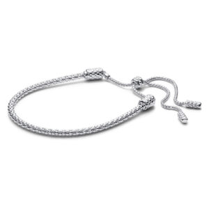 Bracciale Pandora Signature con Maglia Snake e Barretta a T »