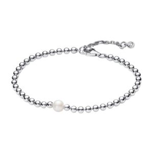 Bracciale con Chiusura a Cuore Dorato Pandora Moments »