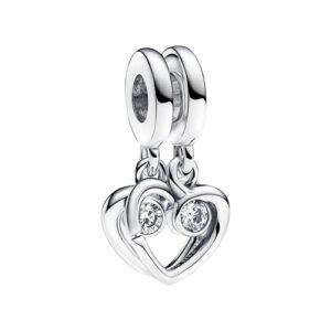 Charm Pendente Infinito Rosa » Charm Pendente "Forever & Always" Divisibile