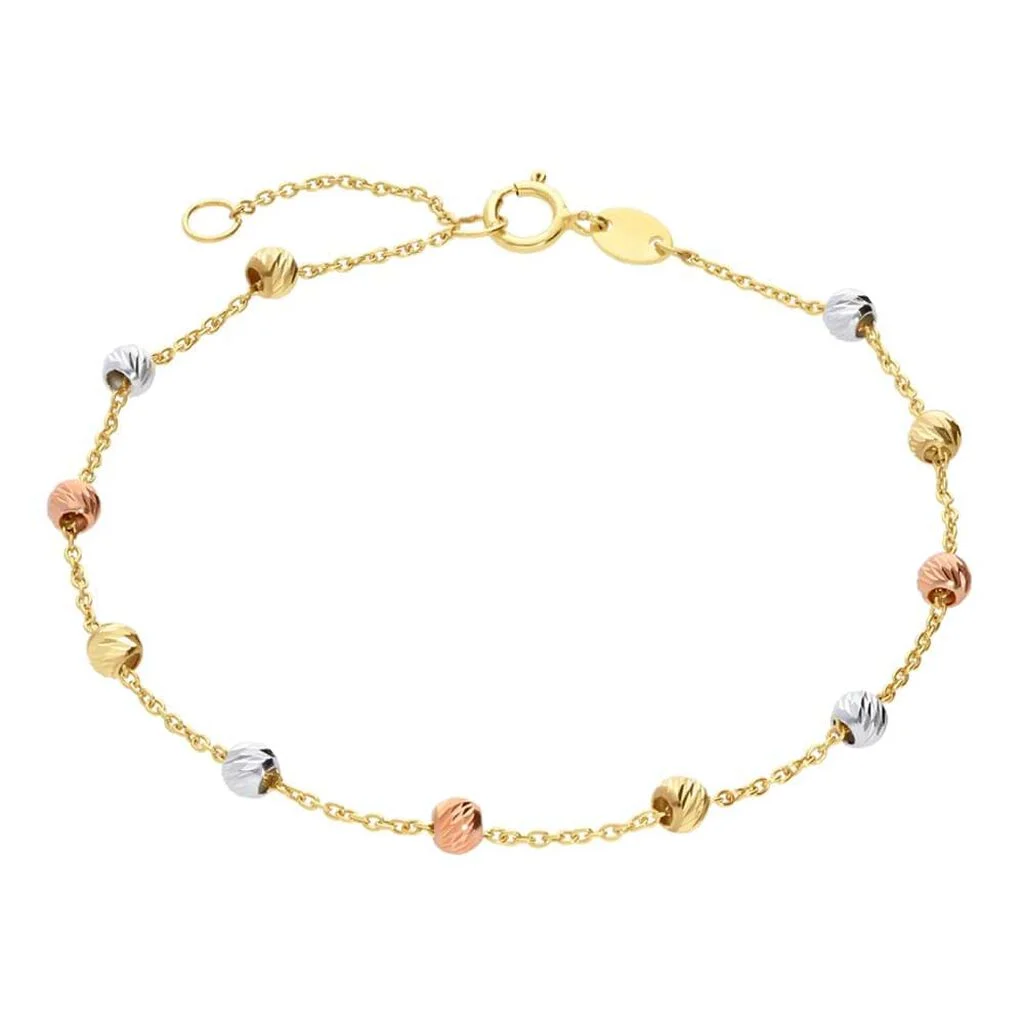 Purelei Bracciale Shooting Star Regolabile - Acciaio Inox Placcato Oro 18K Con Zirconi, Fino A 28 Cm
