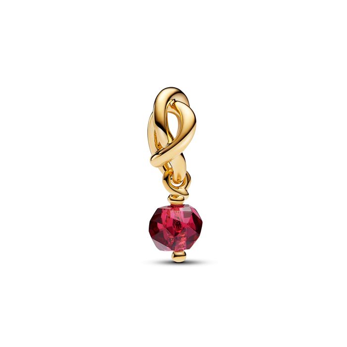 763462C07 Charm Pendente Cerchio Eterno Rosso Luglio »