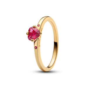 Anello Doppia Fascia Logo e Pavé »