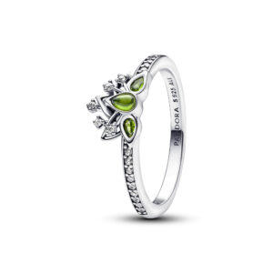 Anello Doppia Fascia Logo e Pavé »
