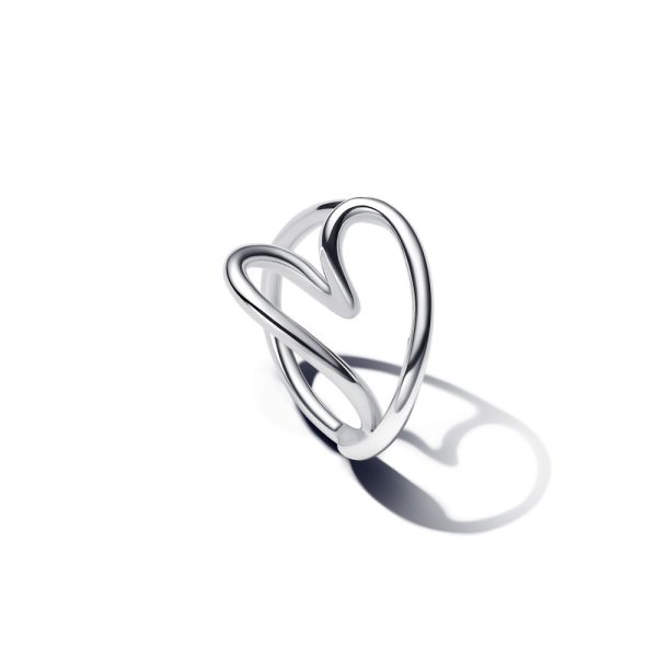Anello Cuore Linea Sinuosa Pandora Essence »