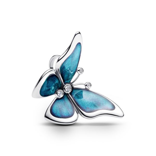 Charm Farfalla Blu Grande »