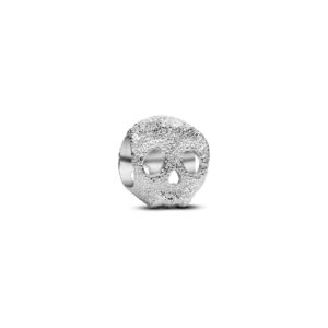 Mini Charm Teschio Effetto Diamantato