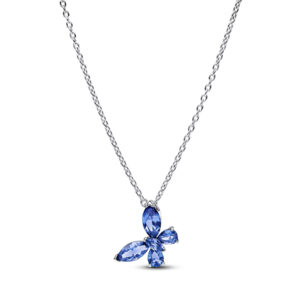 Collana Farfalla Luminosa Blu